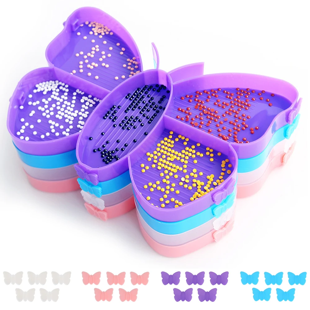 Bead Storage Box Store Diamond Point Accessories Tray Painting Embriodery Beads Container 5d Kits Work Art Tools Organizer Resin