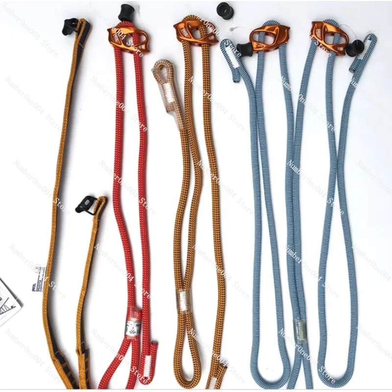 

Adjustable Lanyard Positioning Single & Double for Climbing Mountaineering Rescue