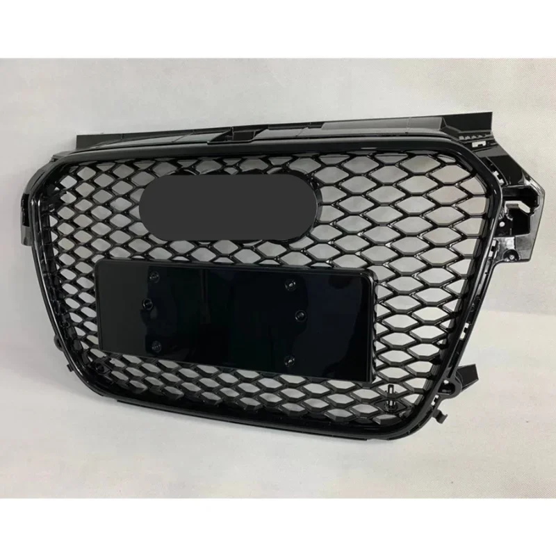 For RS1 Style Front Sports Hexagonal Mesh Honeycomb Cover Grill For Audi A1/S1 2010 2011 2012 2013 2014 Auto Parts