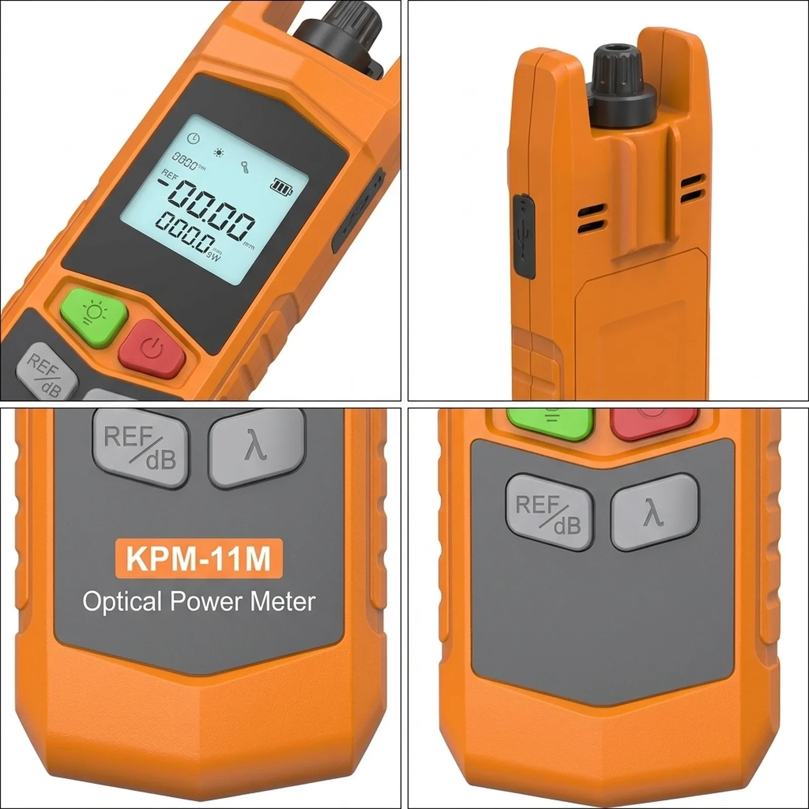 Complete Fiber for optic Toolkit Power Tester with Broad Test Range Auto Switching and Works for Long Hours Complete