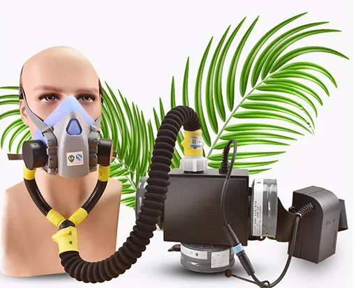 Welding Helmet powered air purifying respirator gas mask