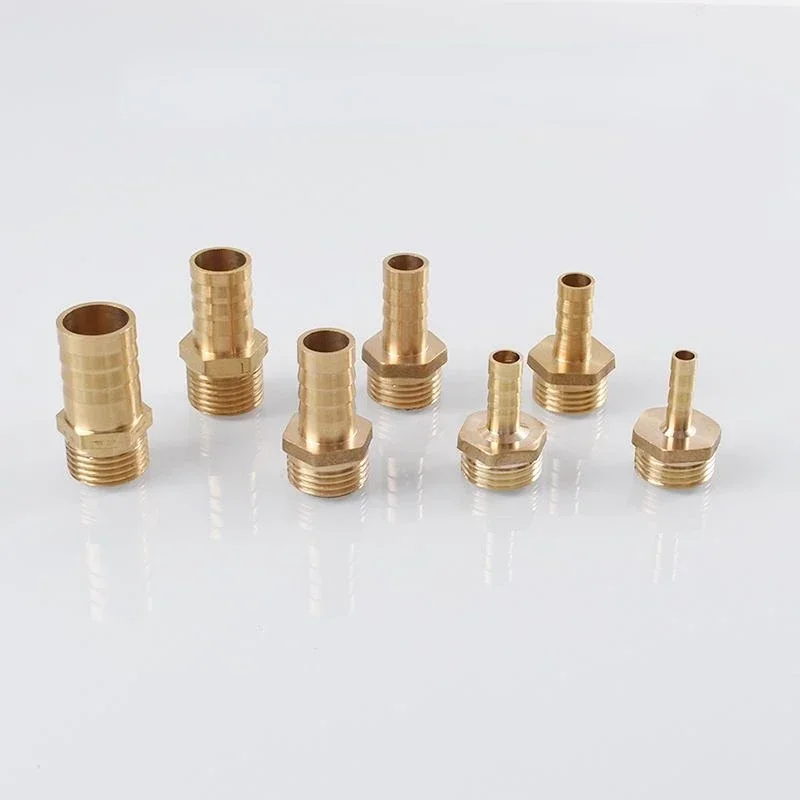 

Hose Barb 4/6/8/10/12/19mm Metric Male Thread Brass Coupler Splicer Connector Fitting for Fuel Gas Water