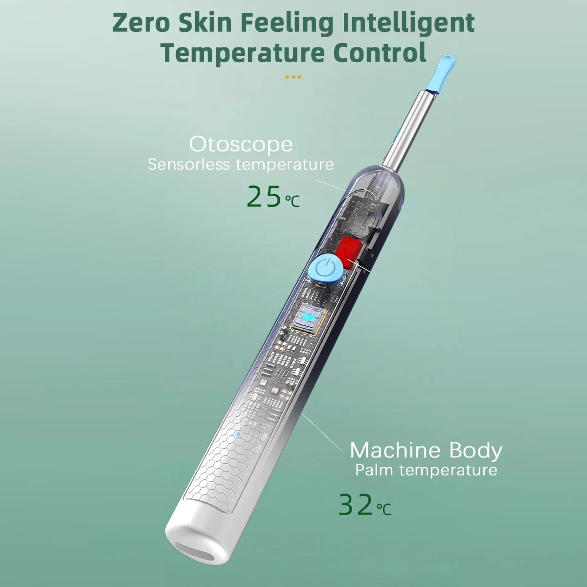 كاميرا منظار الأذن اللاسلكية الصغيرة الذكية، تطبيق منظف الأذن، مزامنة في الوقت الحقيقي، أداة إزالة شمع الأذن، الرعاية الصحية لقناة الأذن