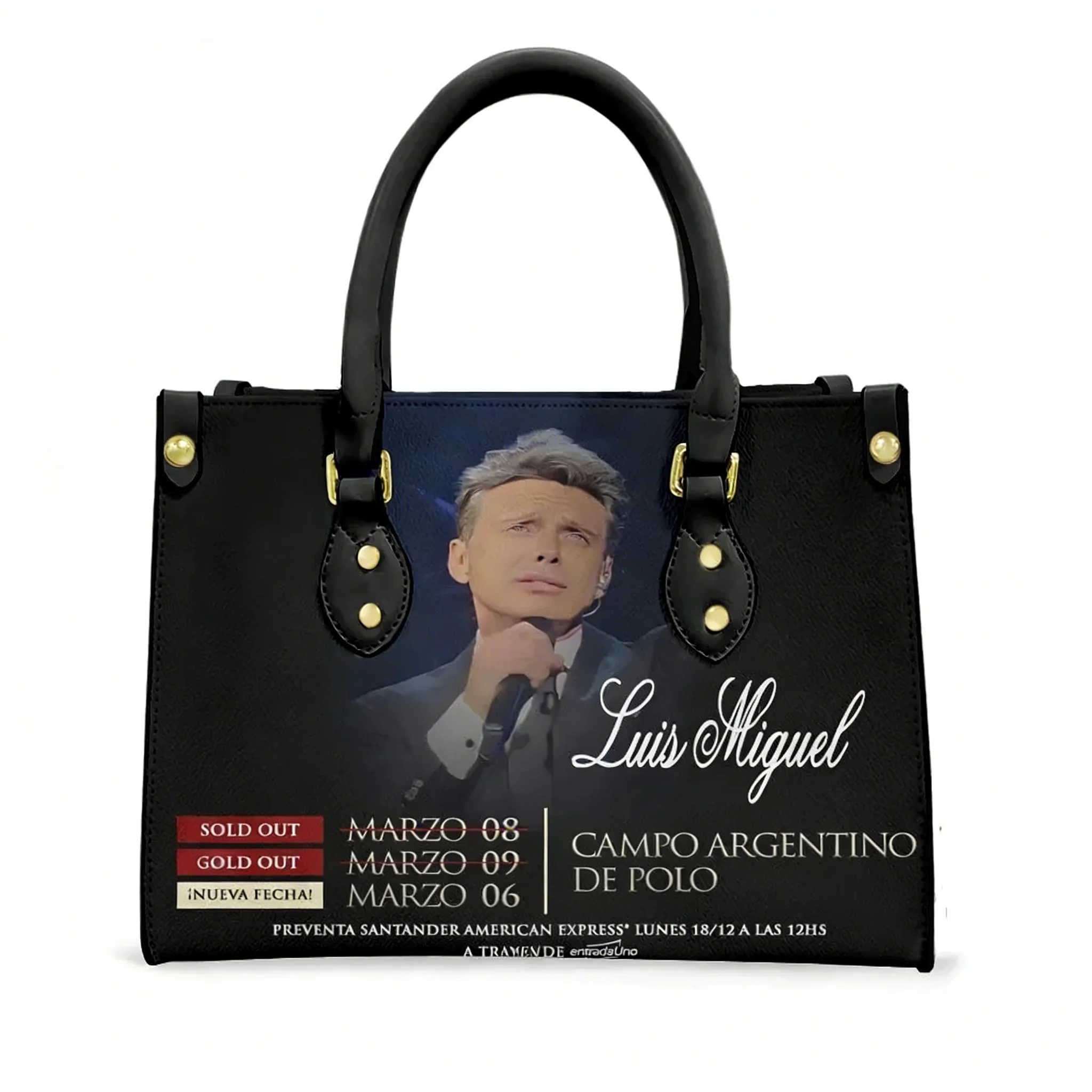 

Luis Miguel Мексика певица большая сумка кошелек женский мужской персонализированный текстовый образ искусственная кожа сумка бизнес-шоппинг подарочные сумки