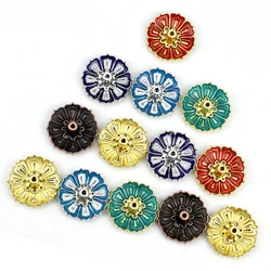 Porous Lotus Incense Sticks Holder Zen Line Lncense 9-Hole Copper Mini Lotus Flower Incense Burner Censer Home Fragrance Decor