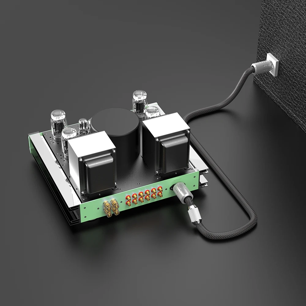 Maßgefertigtes HIFI-Stromkabel Viborg VP1501 OFC HiFi-Stromkabel High-End Audiophiles Audio-Stromkabel EU US Stecker – Detail 10