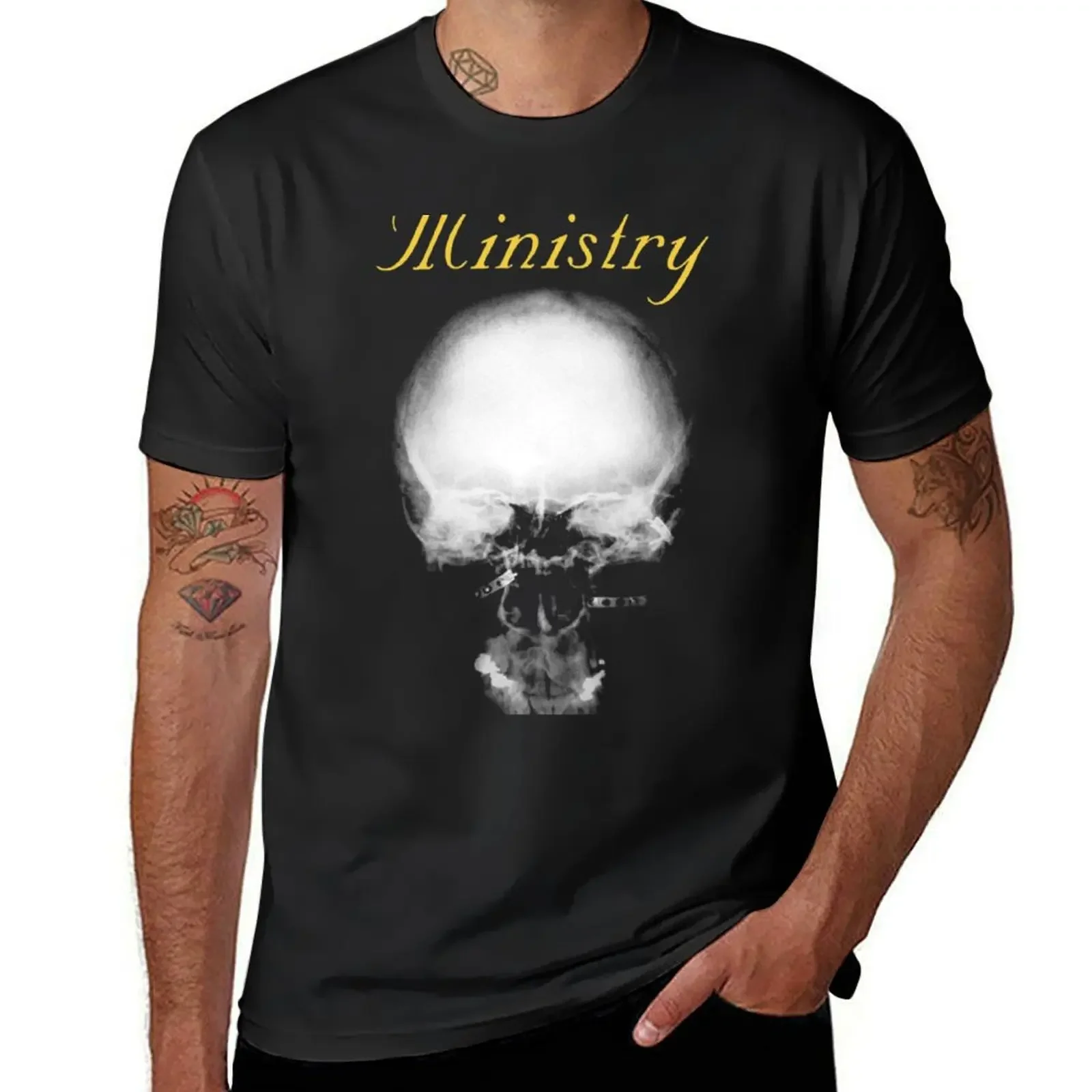 MINISTRY BAND T-Shirt sublime hippie clothes quick drying mens t shirts pack