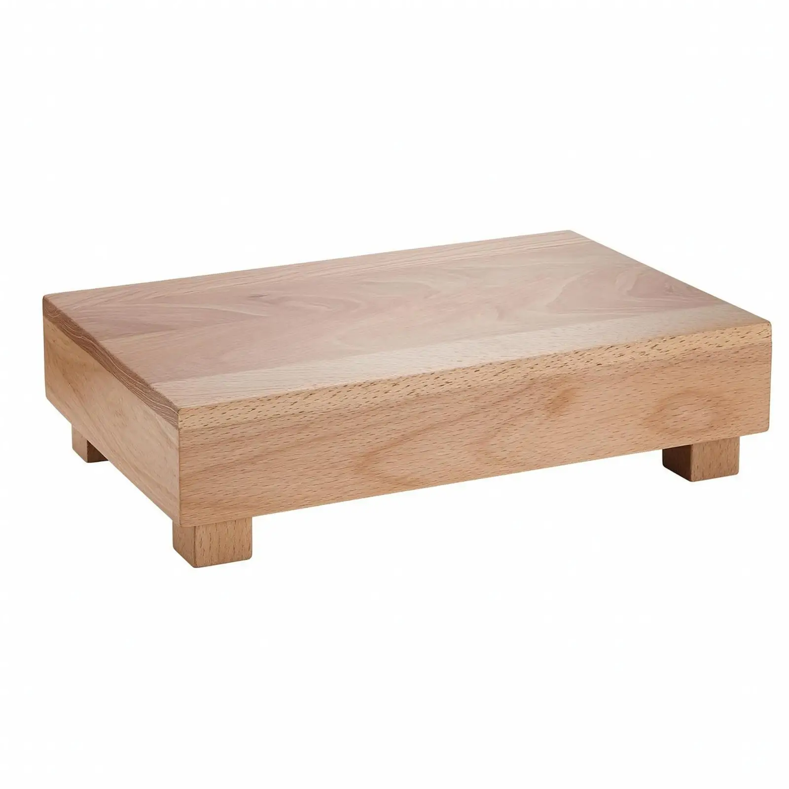 Wooden Cake Display Stand for Dessert Table Buffet Serving Riser with Four Legs