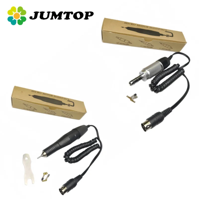 JUMTOP Dental 35000RPM Micromotor Polishing Handpiece Handle E Type for Marathon Micromotor Machine Laboratory Equipment