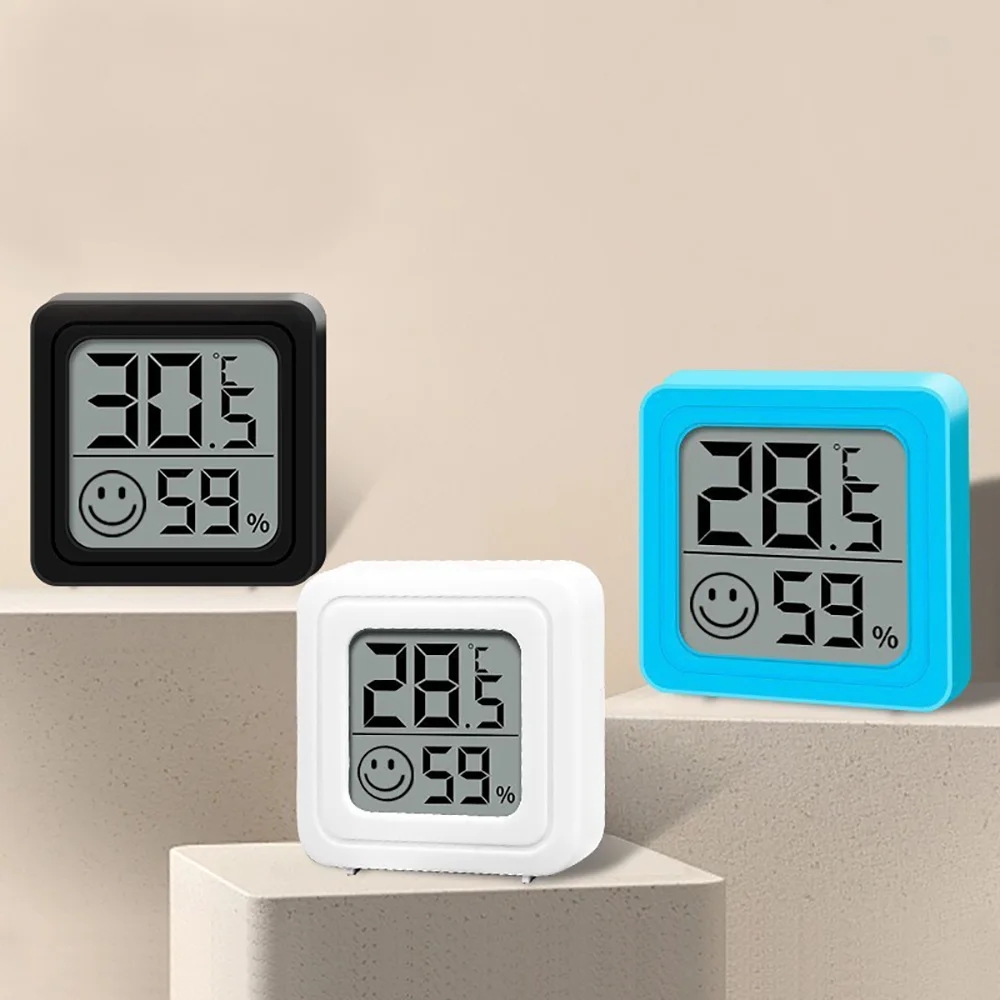 Мини-термометр-гигрометр для дома с ЖК-дисплеем, электронный цифровой датчик температуры охлаждения, умный дом, датчик влажности