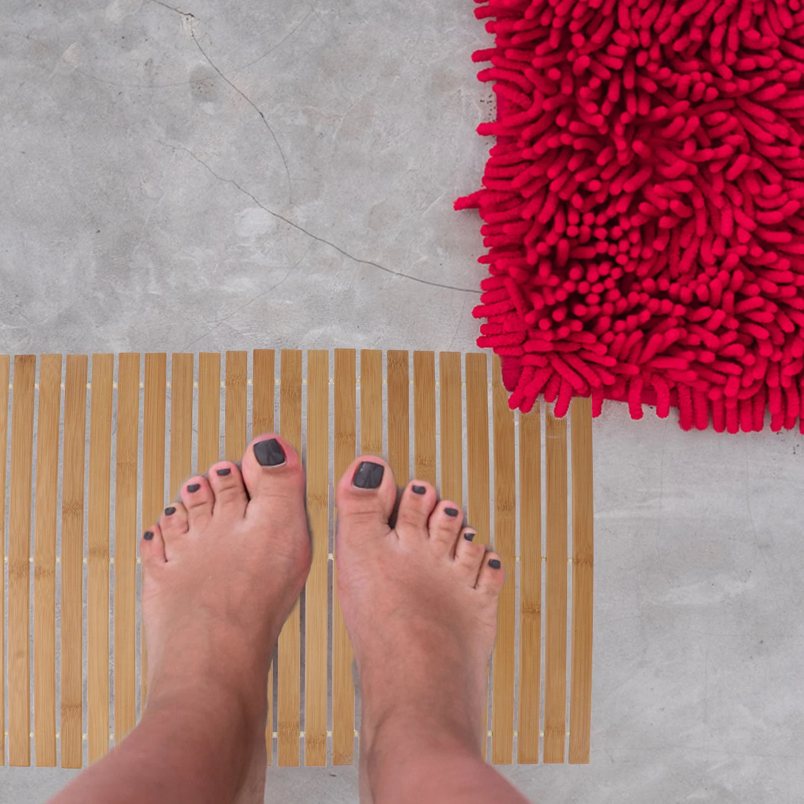 

Entrance Door Mat Bathmat Non Floor Waterproof Absorbent Indoor Wooden Bathroom Baby