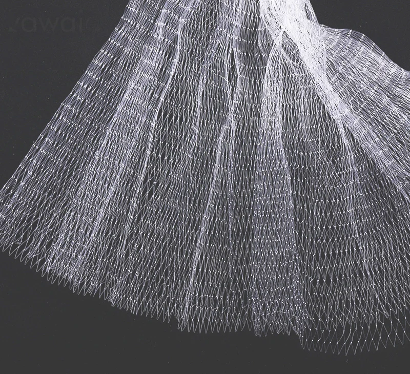 Lawaia red de pesca sin plomo – monofilamento transparente tiro a mano - imagen 3