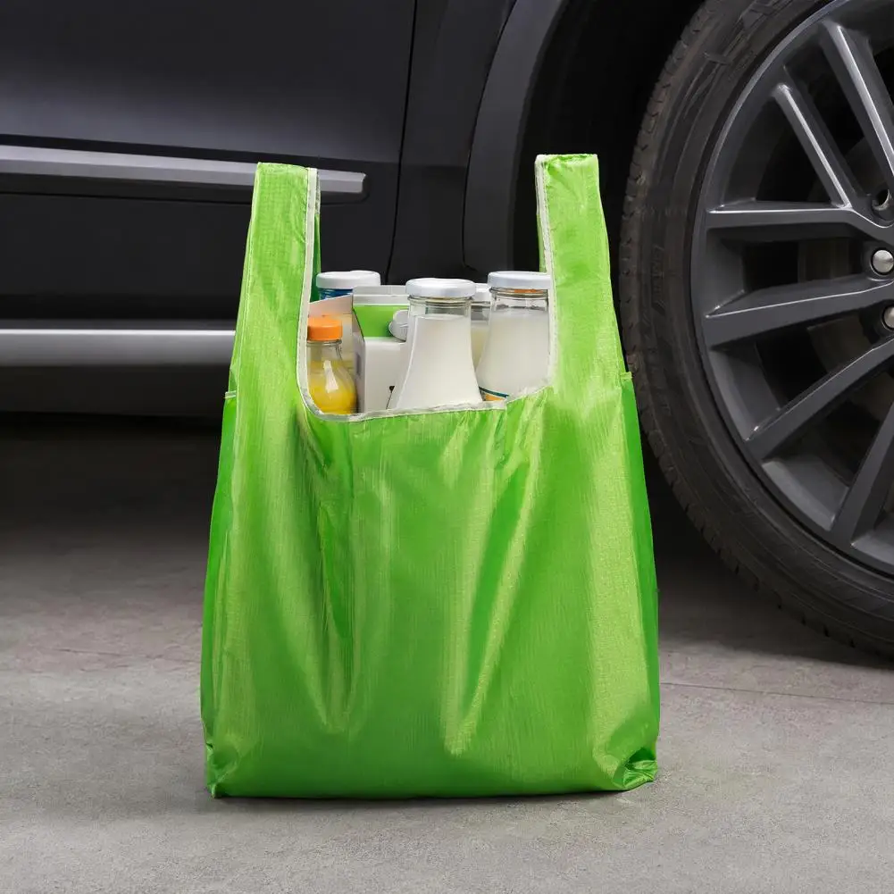 Foldable Shopping Bag Waterproof Oxford Cloth Bag Durable Oxford Cloth Folding Shopping Bag Capacity Waterproof Reusable Tote