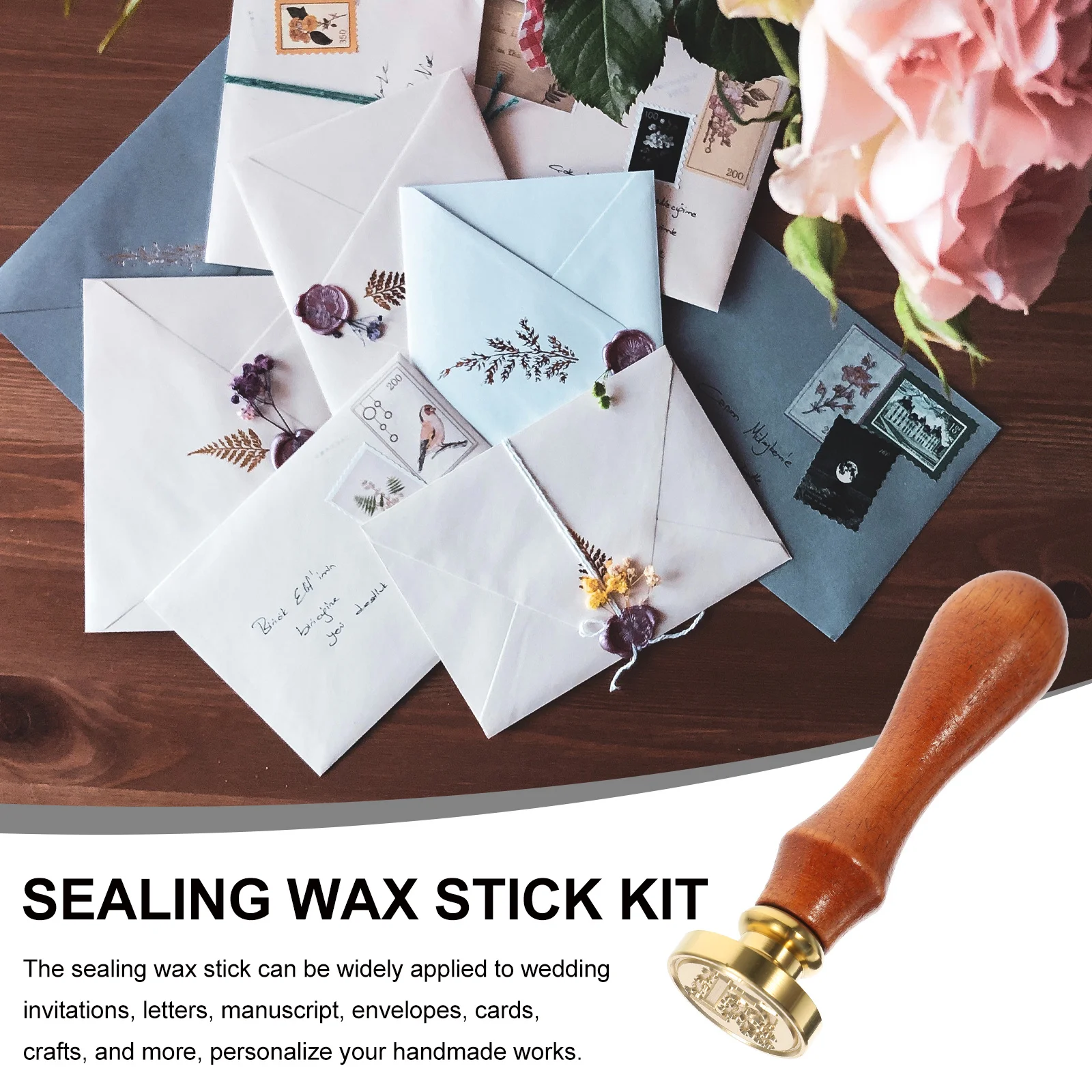 

Retro Wax Sticks Practical Wax Sealing Stamps for Wine Bottles Thank You Cards Gift Wrapping Personalize Handmade Works