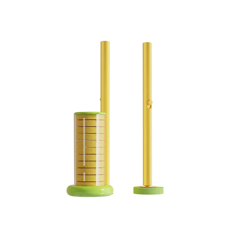 Disposable Toilet Brush With Holder Wall-Mounted Cleaning Tool Kit Bathroom Replacement Brush Head Toilet Cleaning Brush Set