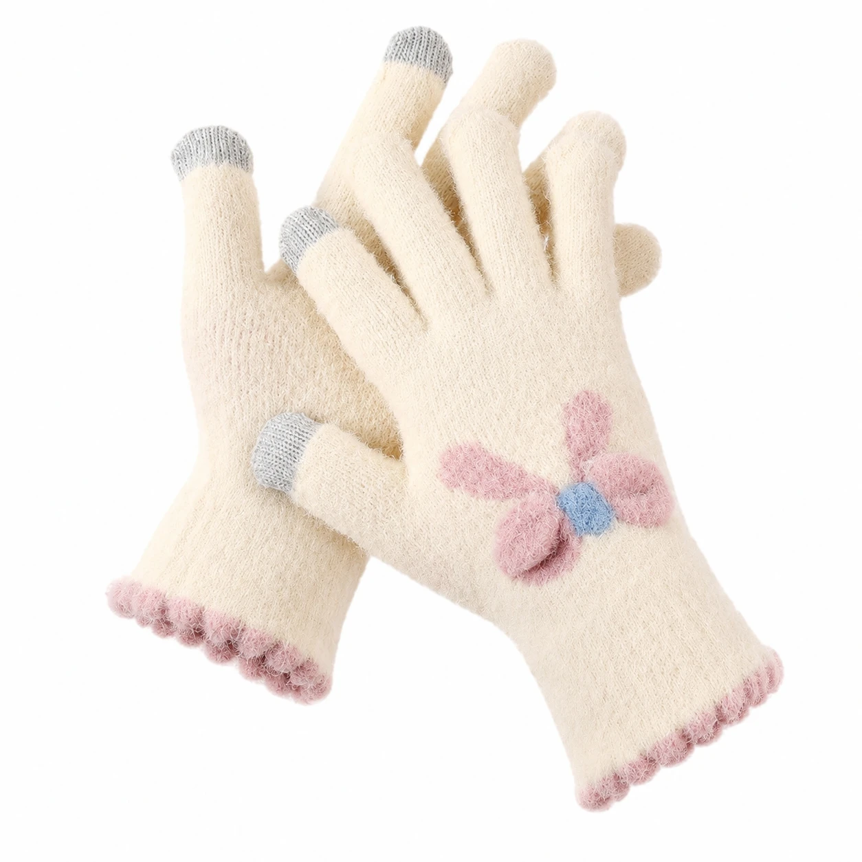 1 Pair Knit Gloves Wool Blend  - Wool Glove Lined review and price