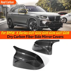 Per BMW X3 G01 X4 G02 X5 G05 in fibra di carbonio retrovisore in fibra di carbonio a secco copri specchietto laterale tappi M Look sostituzione 2018 - UP