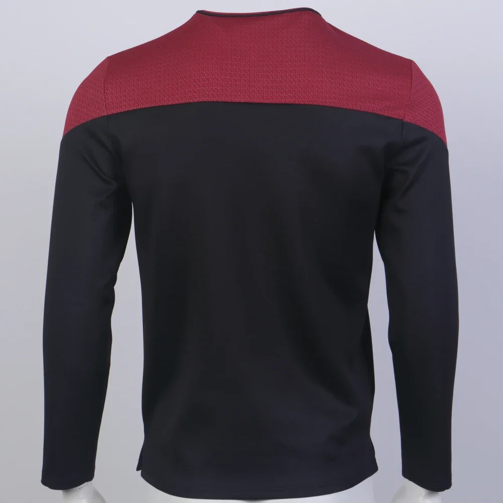 Star Picard 2 Command Red Uniform Cosplay Starfleet Gold Blue Shirt Costume Halloween Party Prop ST Accessories