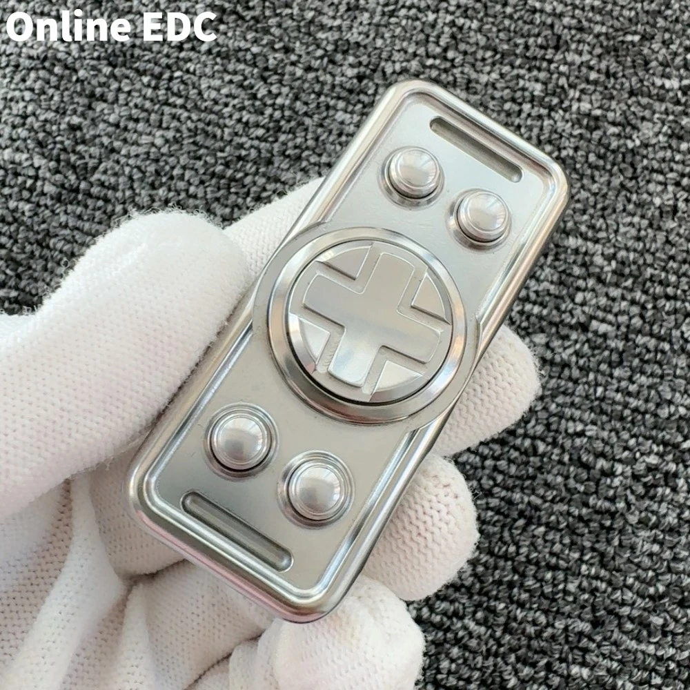 Jouets EDC d'occasion YOLO EDC Gamer 1.0 en acier inoxydable Fidget Spinner jouet anti-Stress Fidget jouets pour adultes Fidget Spinners