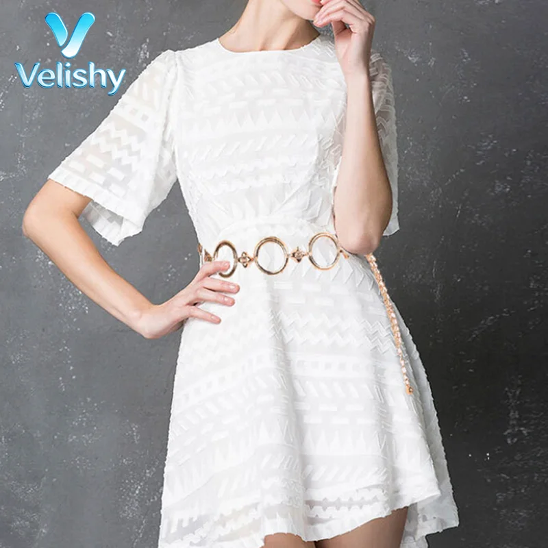 Fashion Gold Metal Waist Chain Belt For Women Ladies Girls Bridal Wedding Party Dress Jewelry Accessories