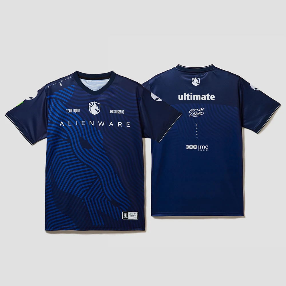 Team Liquid 2026 CS2 jersey CSGO esports team training uniforms major Twistzz custom t-shirts unisex loose gym sports tops