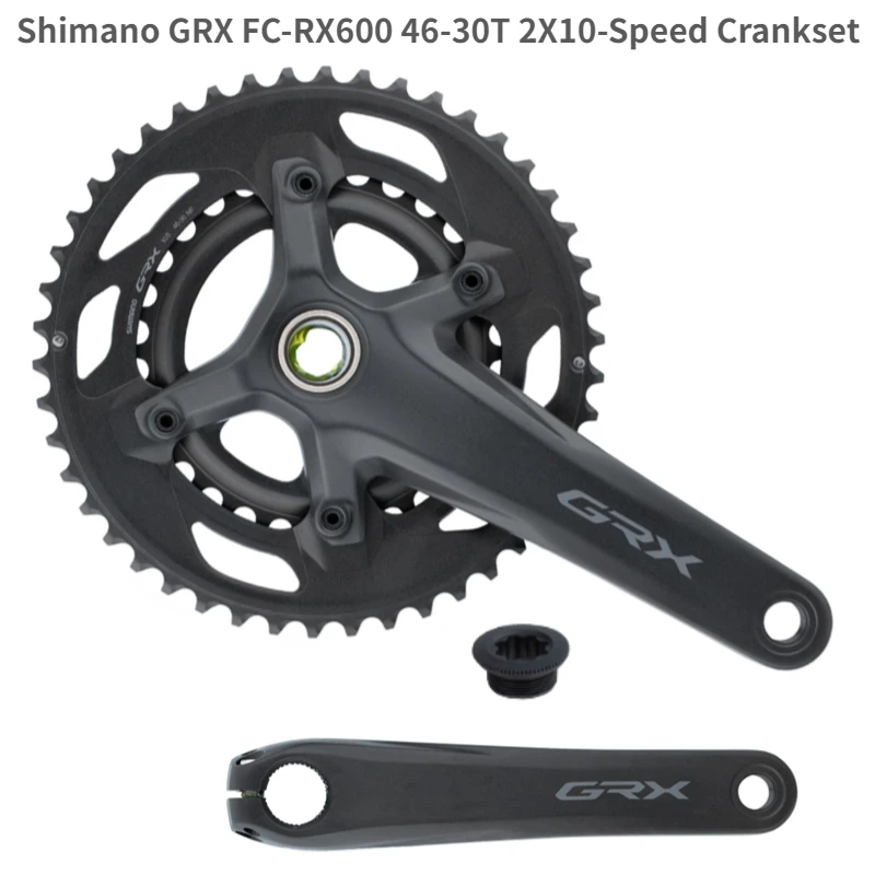 SHIMANO GRX FC RX600 2X10 Hızlı Değiştirme Sistemini Kullanarak Yolculuklarınıza Daha Hızlı ve Daha Güçlü Bir Şekilde Devam Edin