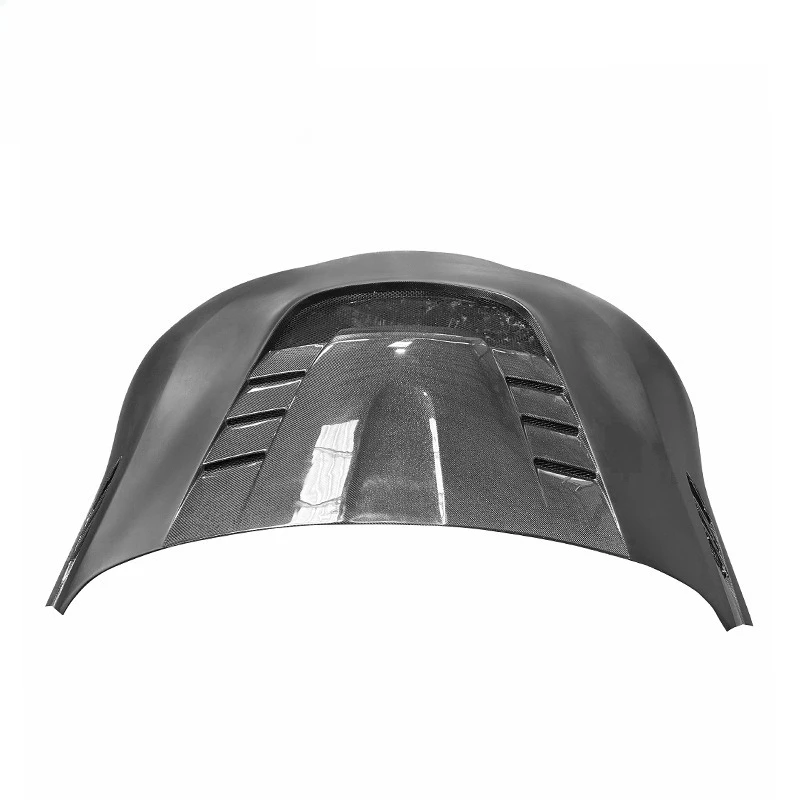 Carbon fiber hood opening hood modification