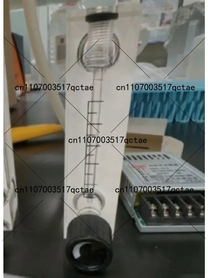 Precision Gas Flowmeter Plexiglass Rotameter 6T for Nitrogen Oxygen Liquid Water