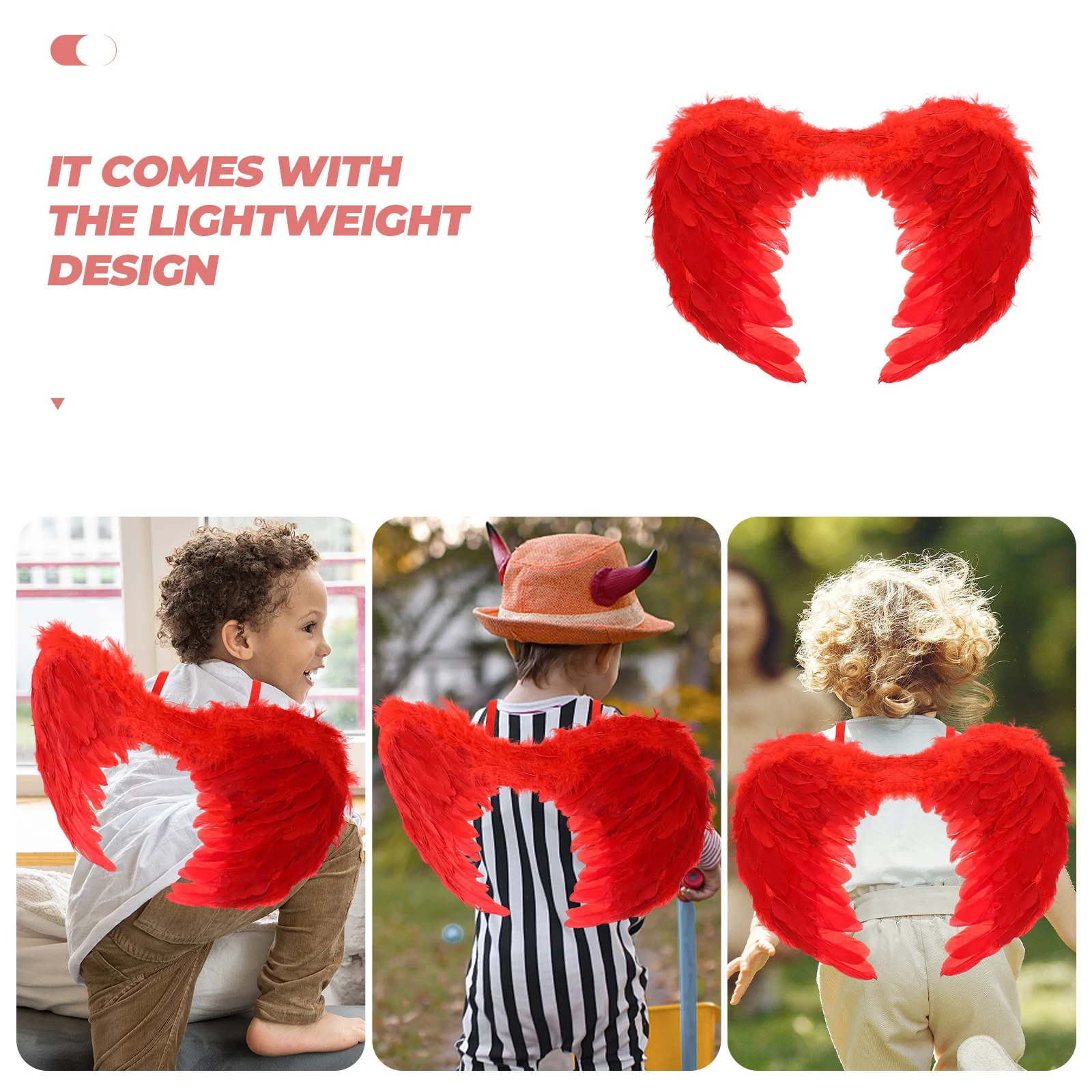 1 قطعة أجنحة ديكور البوليستر الملاك الجناح للحزب زي عيد الميلاد هالوين تأثيري الأداء الدعامة المرحلة فستان