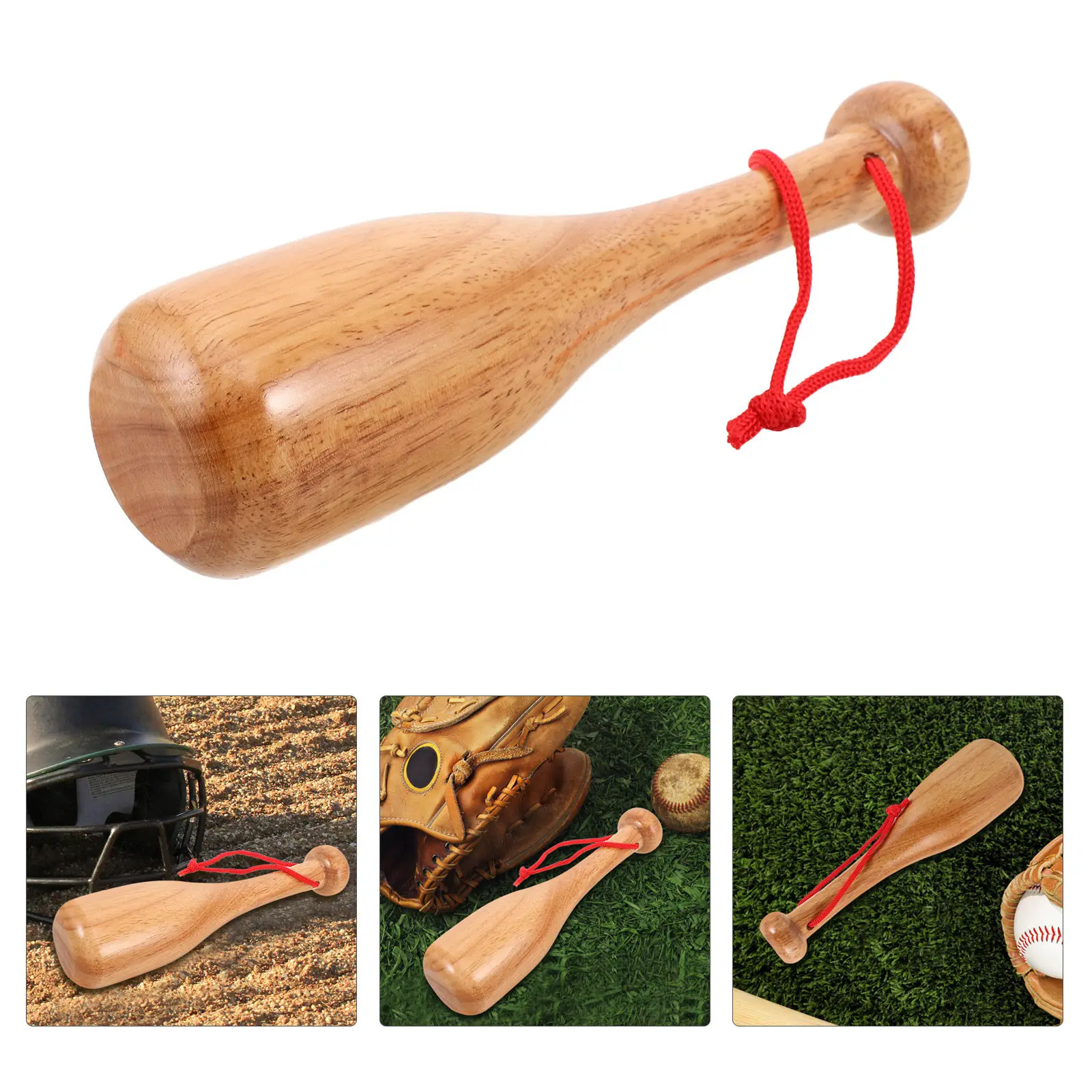 Baseball Glove Mallet One-Piece Solid Wood Construction Ergonomic Comfortable Handle Break in Tool Glove Pocket Former Hammer