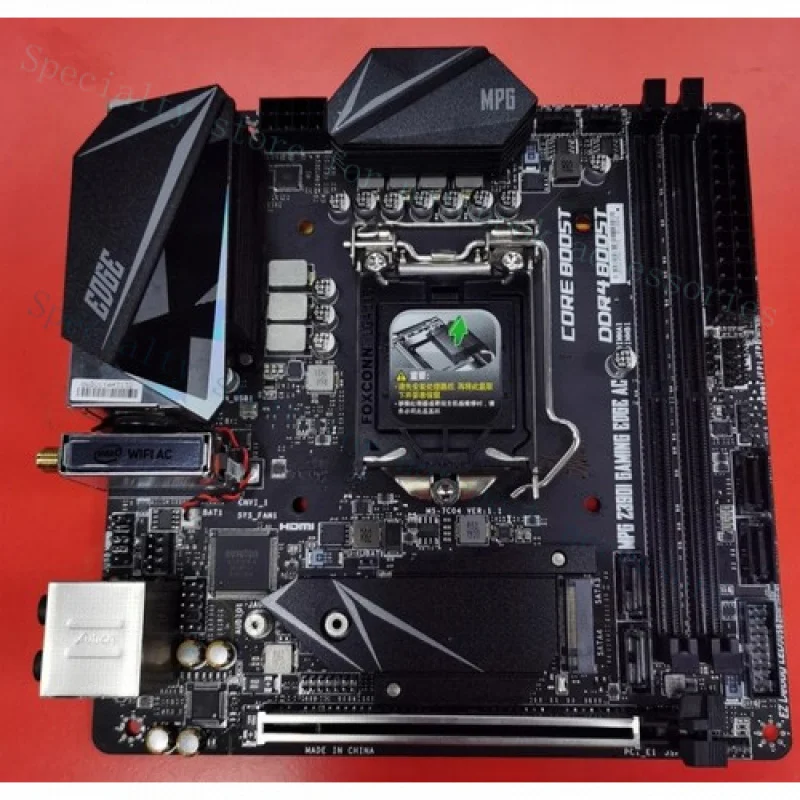

A++ДЛЯ MSI MPG Z390I GAMING EDGE AC WIFI ITX Материнская плата LGA1151 с поддержкой i7-8/9thCPU