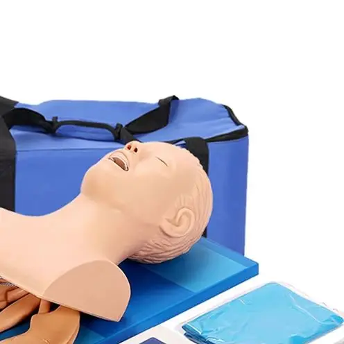 Oral Nasopharyngeal Adult Airway Emergency Medical Nursing Training Mannequin Electronic Human Tracheal Intubation Model