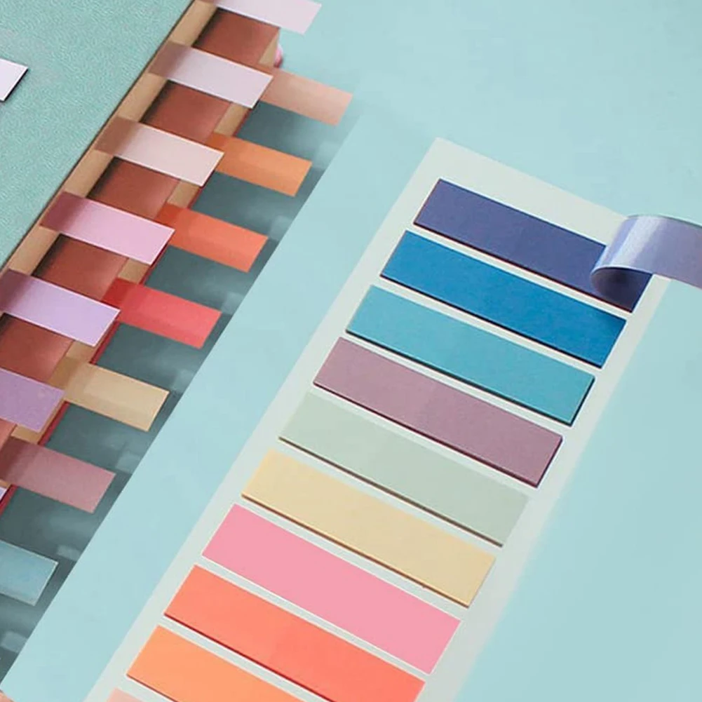 1900pcs Index Tabs Self Adhesive Page Markers Transparent Waterproof Sticky Books Notes Classify Files Flags Planner Stickers