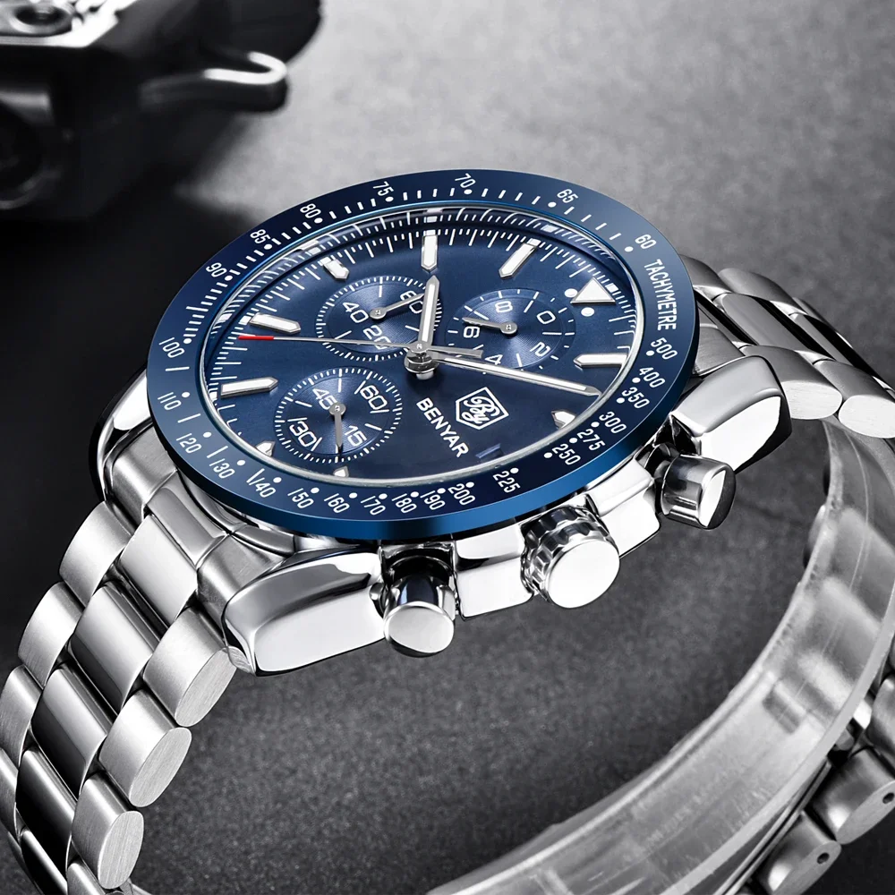 นาฬิกาข้อมือผู้ชาย BENYAR แบรน - Smartwatch Watches Brands For Men บทวิจารณ์และราคา