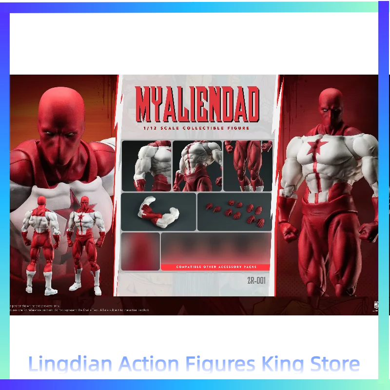 

New Product Pre-sale ZOOMRIG ZR-001 1/12 Action Figure My Alien Dad Almighty Man Animation Character Model Toy Collection Gift