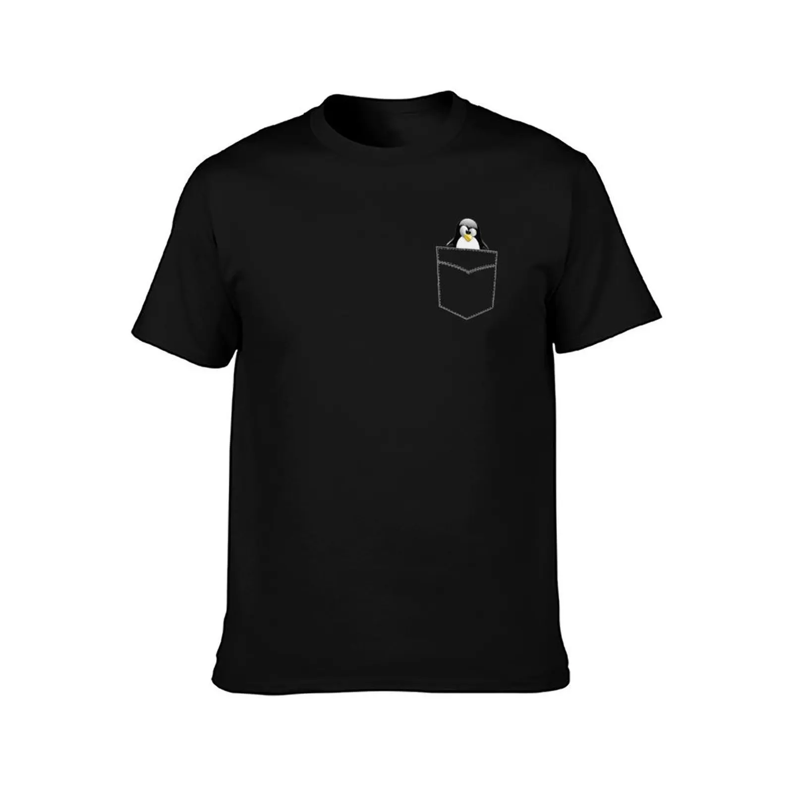 Linux T-Shirt, Summer Casual Cotton Tee, Oversized Streetwear Tops, Vintage Graphic Print, Loose Fit Short Sleeve, 100% Cotton