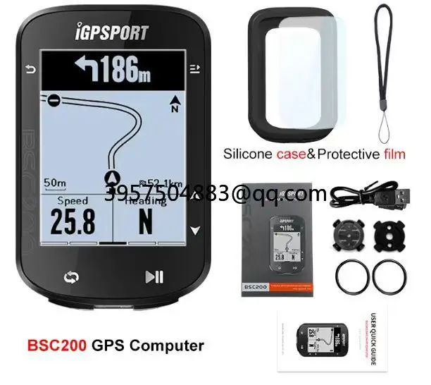 

BSC200 IGPSPORT новая модель BSC200 велосипедный компьютер GPS BLE ANT + велосипедный спидометр маршрутная навигация велосипедный компьютер