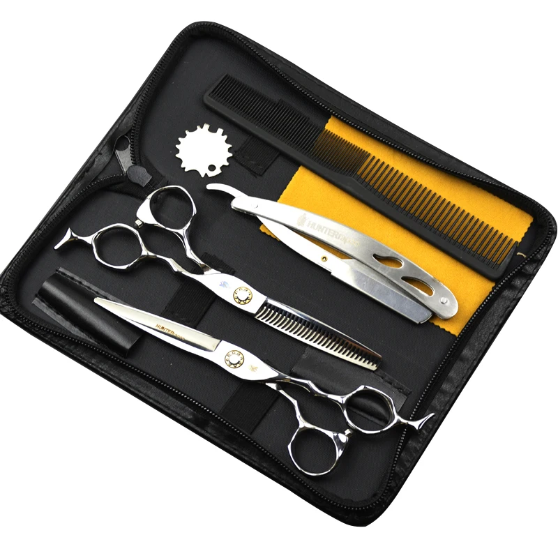 

30% Off HT9133 Barber Scissors for Haircut Thinning Shears 6 Inch Hair Cutting Scissors Set Professional Stainless Steel Trimmer