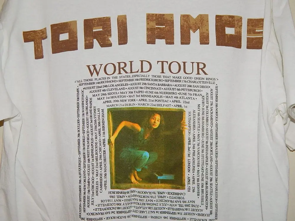 

Tori Amos World Tour Shirt Classic White Unisex Size S-5XL KE104