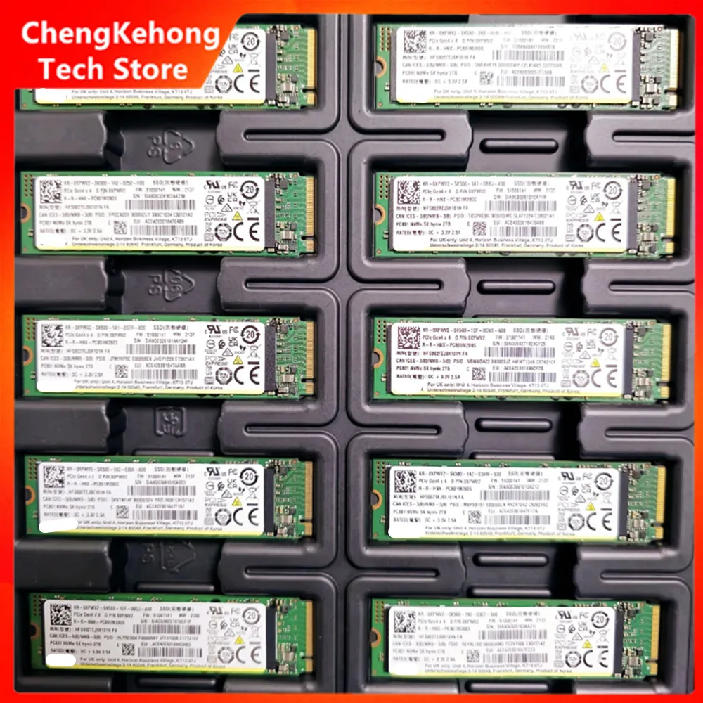 New For SKhynix PC801 512G 1T 2T 2280 M.2 PCIe4.0X4 NVME computer solid-state drive Independent cache