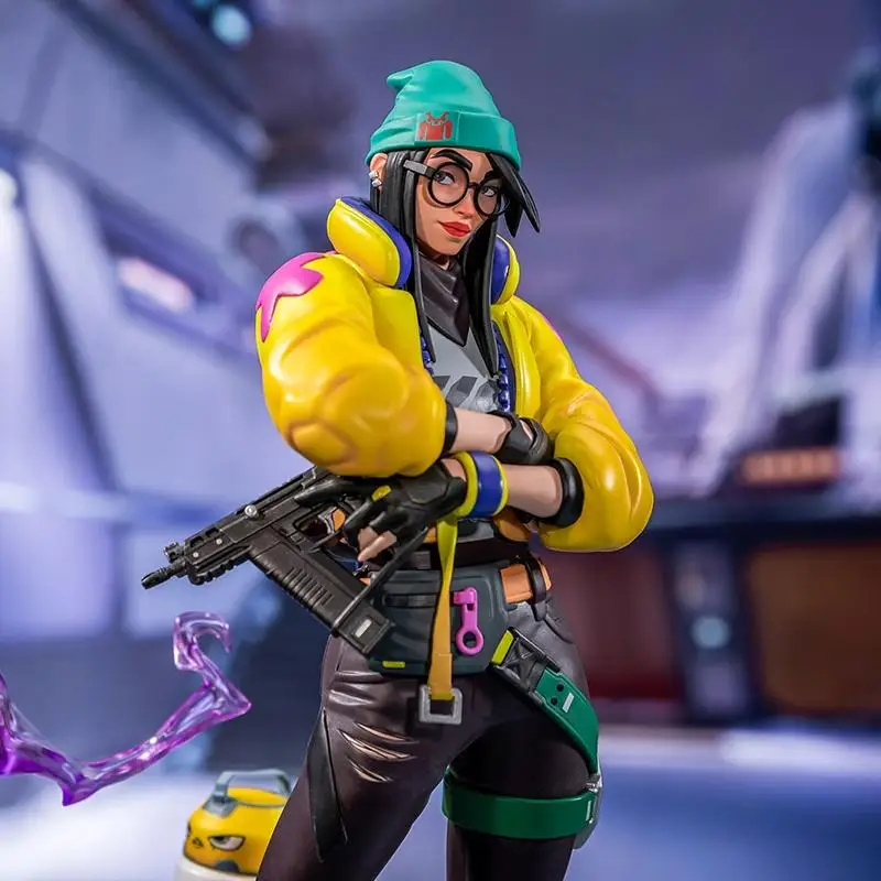 لعبة VALORANT الشكل Killjoy عمل الشكل 1/6 مقياس أنيمي الشكل البلاستيكية نموذج لعبة المحيط ديكور لعبة هدية