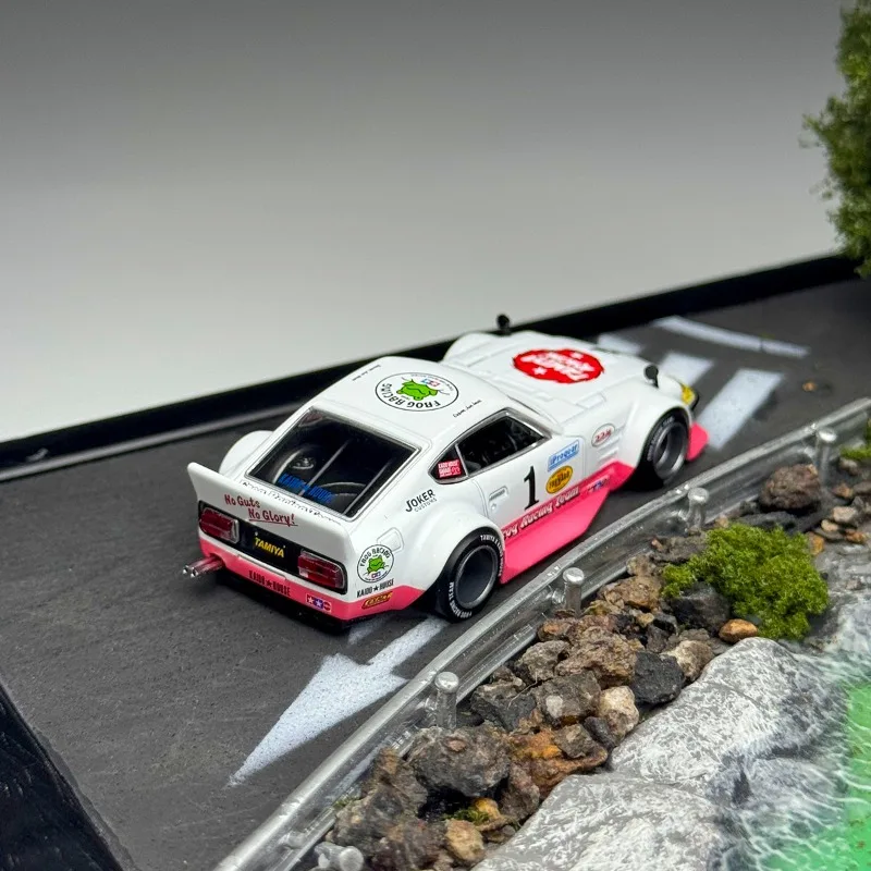 Kaido House x MINIGT 1:64 # 263 Nissan Fairlady Z TAMIYA alloy car model static ornament, adult collectibles, holiday gifts.