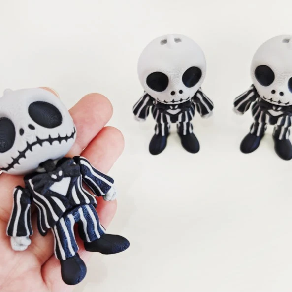 

Halloween Jack Decoration Horror 3D Printed Clown Doll Home Decoration Crafts Horror Doll Figure Model Toy Holiday Gift Sets
