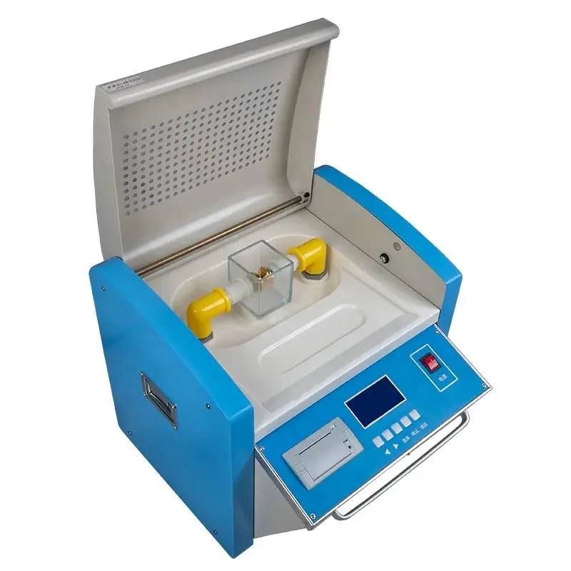 High Performance Insulation Oil Dielectric Strength Tester 80kV High Voltage Accuracy BDV Tester XHYY102