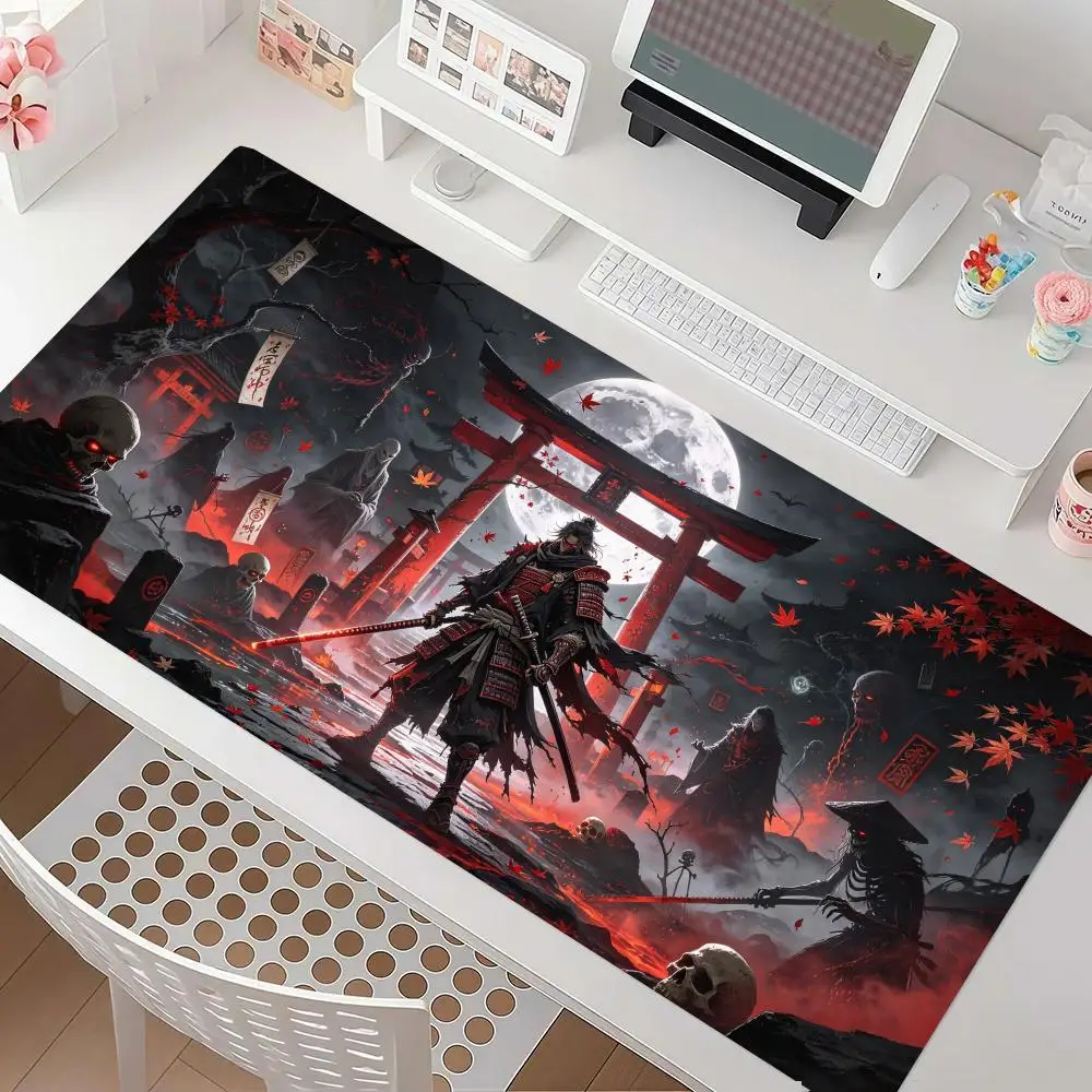 Purple Lightning Magic Array Gaming Mouse Pad Thick Rubber Smooth Glide Large Size For Esports Desk Decor