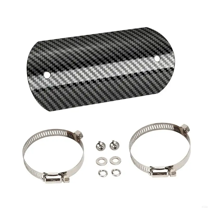 M76E Edelstahl-Motorrad-Auspuffrohrabdeckung für Mittelteil – Detail 10