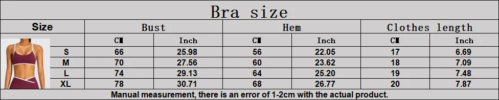 Size chart and fit details