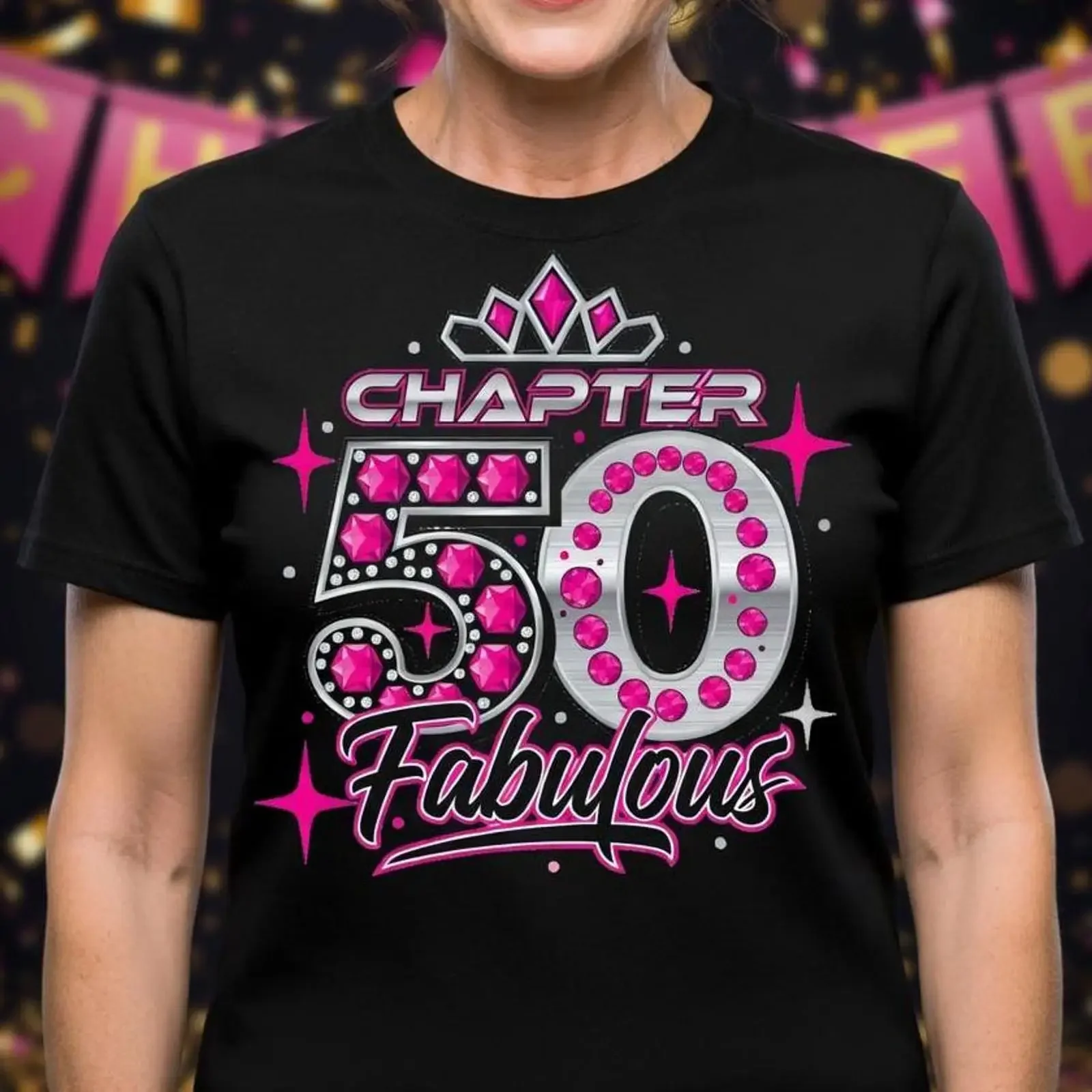 Chapter 50 PNG 50th Birthday Sublimation Design Digital Download vintage Washed Casual Top For Everyday Wear Stylish fashion