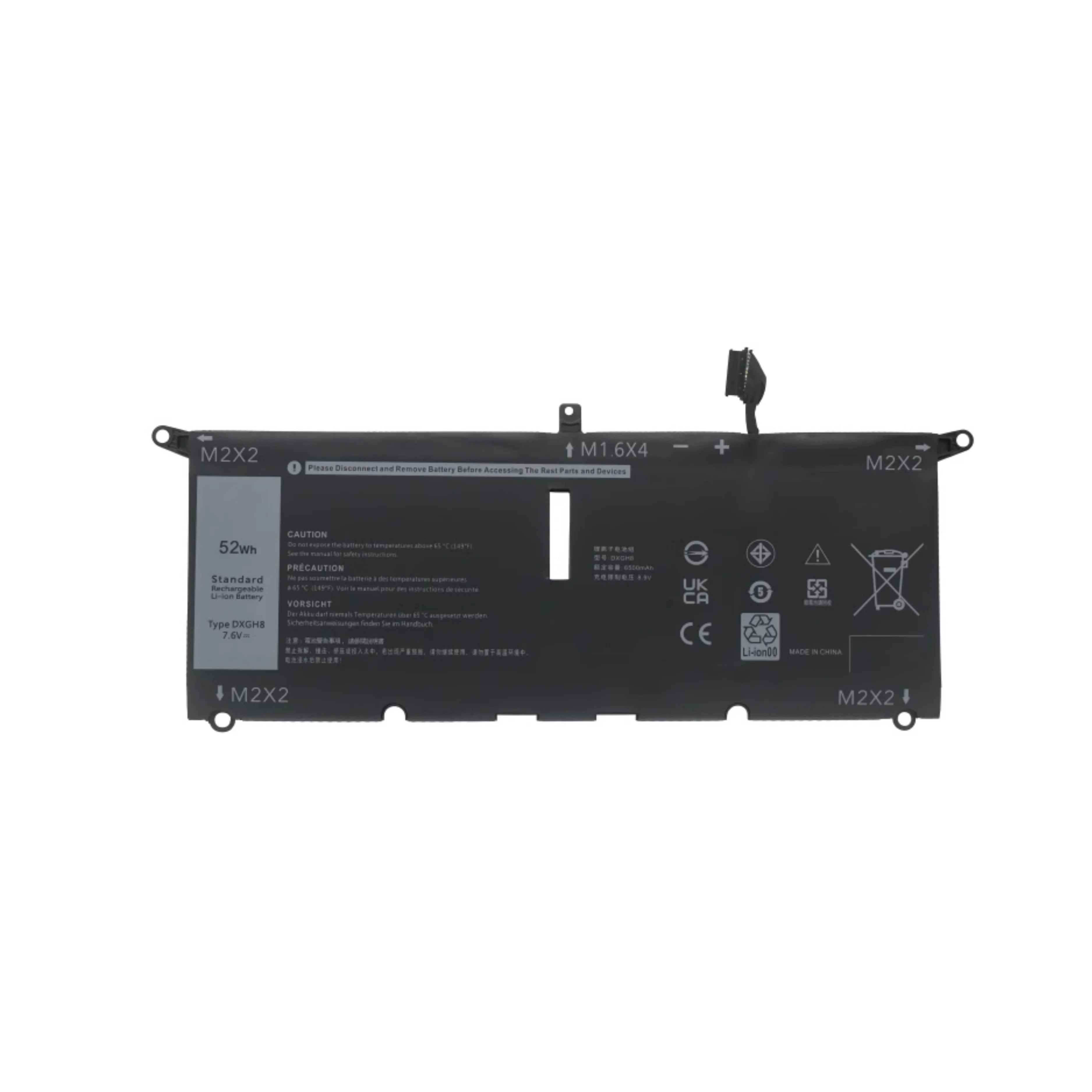 DXGH8 Inspiron 7391 Latitude 3301 3311 P114G P115G  45Wh HK6N5 52Wh DXGH8