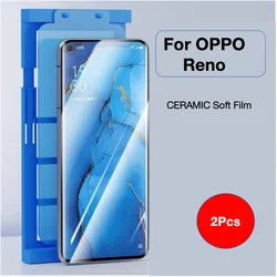 2pcs For OPPO Reno 11 10 9 8 7 6 5 4 3 12 Pro Plus Reno11 Reno10 Screen Protector Protective with Install Kit Not Tempered Glass